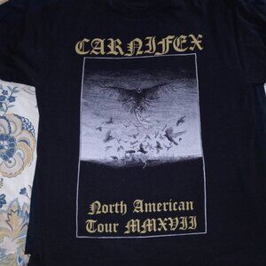 Carnifex tour shirt heavy metal band Large